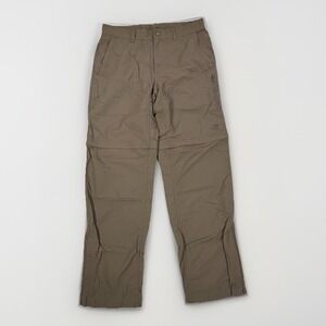 The North Face Paramount Trail Convertible Pants Men's 32 Brown Hiking Fishing
